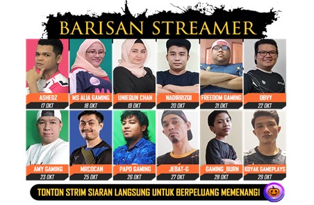 3. Line-up Streamers