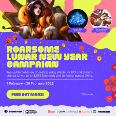 Turn your Angpows into Gaming Credits with Codashop’s Roaring  Lunar New Year Deals and Giveaways