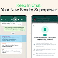 Keep Your Conversations Safe with WhatsApp’s New “Keep in Chat” Feature