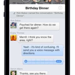 Facebook brings new update on its messenger for iPad, iPhone users