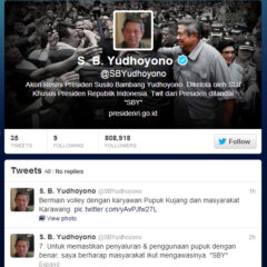 Indonesia President joins social networking via Twitter