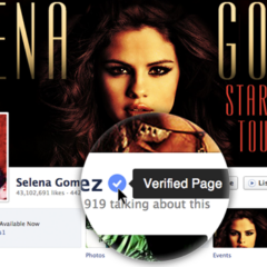 Facebook’s new Verified Pages function helps to prevent fake celebrity accounts