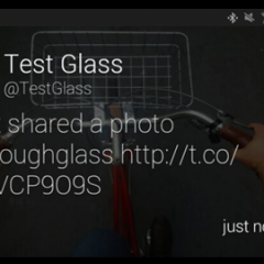 Share photos via Twitter on Google Glass