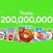 Over 200 Million People Downloads LINE GAME