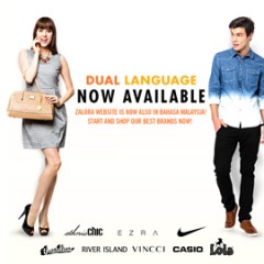 ZALORA Launches Dual Language Site