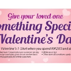 Grab a Free Valentine T-Shirt at Tesco Malaysia Online Store