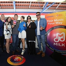 Samsung Electrifies Train Rides with Milk Music Groove