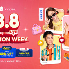 Shopee 8.8 Live Fashion Week: Where Style Meets Steals with Daily 50% Off and Livestream Exclusives